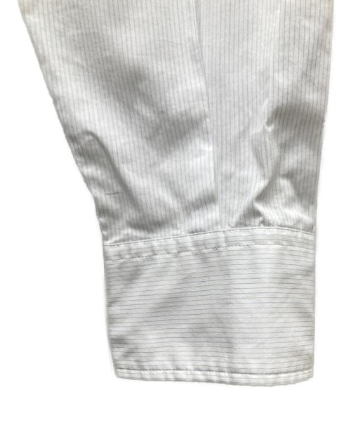 AURALEE（オーラリー）AURALEE (オーラリー) FINX SILK STRIPE SHIRTS シルクストライプシャツ ホワイト サイズ:SIZE 4の古着・服飾アイテム