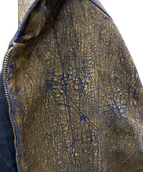GUESS（ゲス）GUESS (ゲス) COATED DENIM HOODED JACKET コーティングフーデットジャケット ブラウン サイズ:Mの古着・服飾アイテム