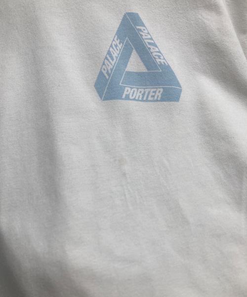 PALACE（パレス）PALACE (パレス) PORTER (ポーター) BELL BOY TEE ベルボーイTシャツ ホワイト サイズ:SIZE Sの古着・服飾アイテム