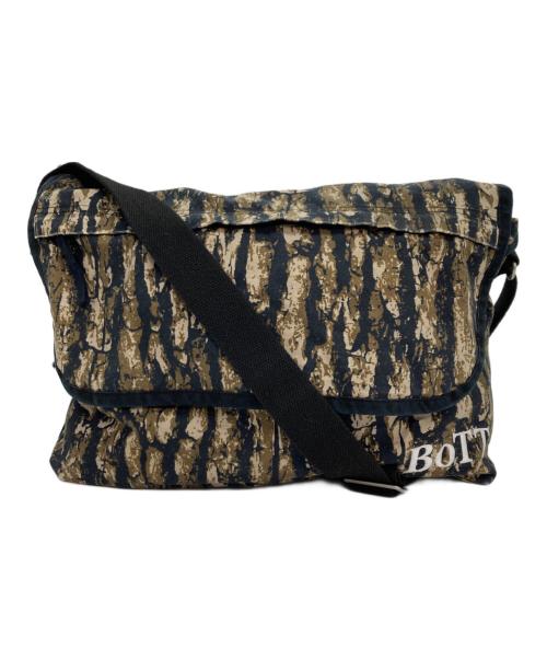 BoTT（ボット）BoTT (ボット) Washed Shoulder Bag ウォッシュドショルダーバッグ カーキの古着・服飾アイテム