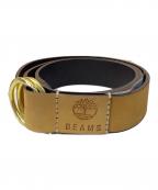 BEAMS×Timberlandビームス×ティンバーランド）の古着「Wheat Belt レザーベルト」｜ブラウン(Wheat Belt)