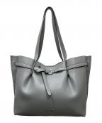 MICHAEL KORSマイケルコース）の古着「Emilia Large Pebbled Leather Tote Bag レザートートバッグ」｜グレー