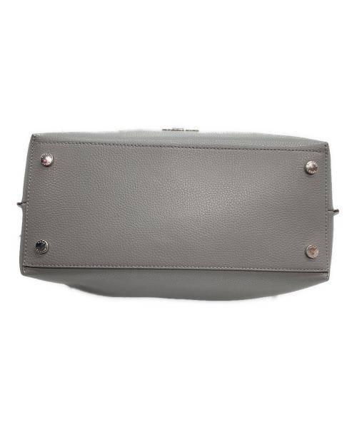 MICHAEL KORS（マイケルコース）MICHAEL KORS (マイケルコース) Emilia Large Pebbled Leather Tote Bag レザートートバッグ グレーの古着・服飾アイテム