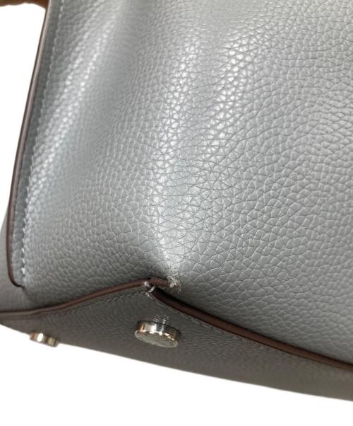 MICHAEL KORS（マイケルコース）MICHAEL KORS (マイケルコース) Emilia Large Pebbled Leather Tote Bag レザートートバッグ グレーの古着・服飾アイテム