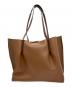 MICHAEL KORS (マイケルコース) Emilia Large Pebbled Leather Tote Bag レザートートバッグ ブラウン：9000円