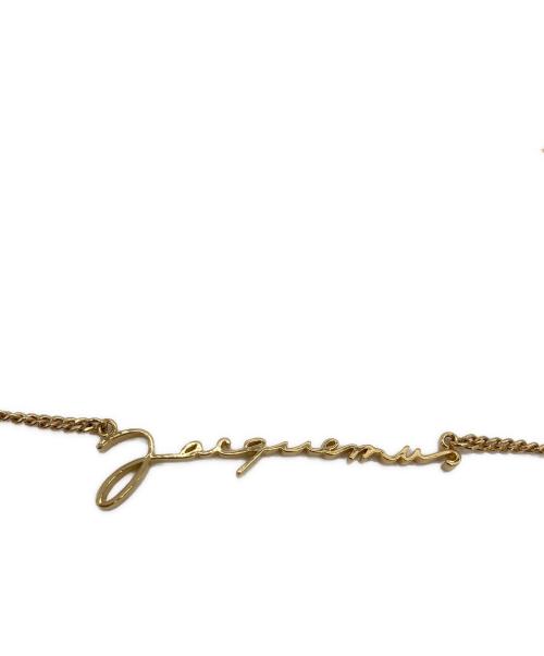 jacquemus（ジャックムス）JACQUEMUS (ジャックムス) ロゴ ラ・チェーン ネックレス ゴールドカラーの古着・服飾アイテム