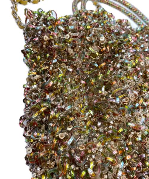 ANTEPRIMA（アンテプリマ）ANTEPRIMA (アンテプリマ) ワイヤ-グリッター 2WAY ハンドバッグ マルチカラー×イエローの古着・服飾アイテム