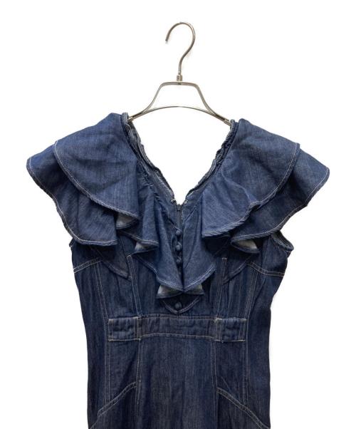 Snidel（スナイデル）Snidel (スナイデル) ノースリーブワンピース ブルーの古着・服飾アイテム