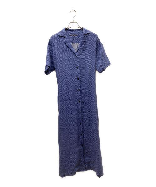 ANGLAIS（アングレー）ANGLAIS (アングレー) リネンワンピース ブルー サイズ:表記無しの古着・服飾アイテム