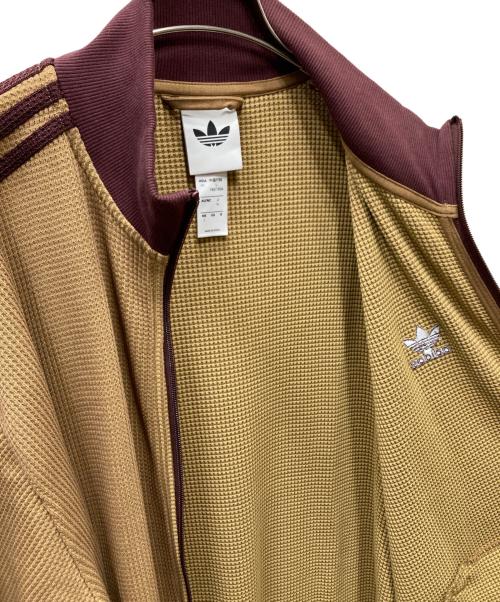 adidas（アディダス）adidas (アディダス) ニット　トラック トップ Knit Track Top ブラウン サイズ:XLの古着・服飾アイテム