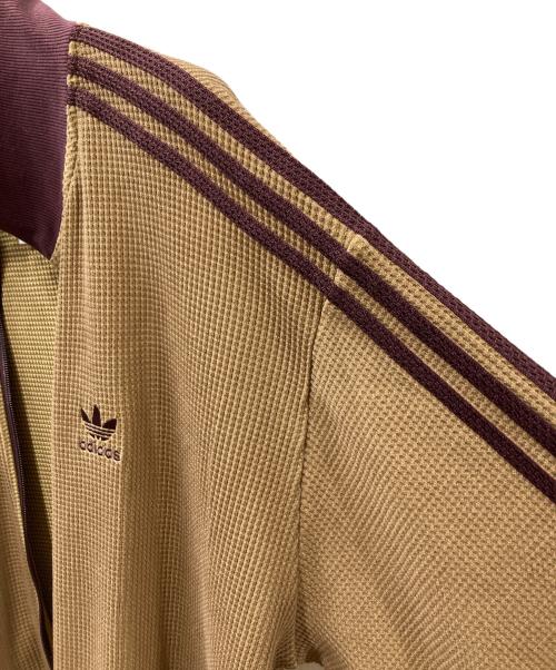 adidas（アディダス）adidas (アディダス) ニット　トラック トップ Knit Track Top ブラウン サイズ:XLの古着・服飾アイテム