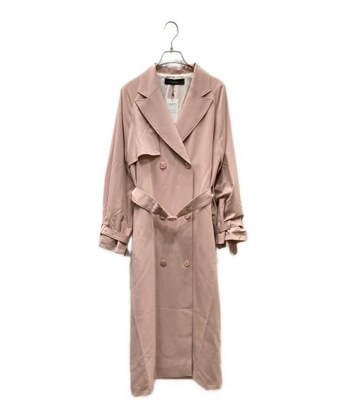 ambient（アンビエント）ambient (アンビエント) トレンチコート ピンク サイズ:SIZE Mの古着・服飾アイテム