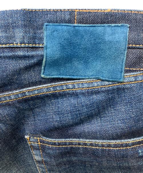VISVIM（ビズビム）VISVIM (ビズビム) SOCIAL SCULPTURE 10 DAMAGED-26 デニムパンツ ブルー サイズ:W34×L28の古着・服飾アイテム
