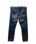VISVIM (ビズビム) SOCIAL SCULPTURE 10 DAMAGED-26 デニムパンツ ブルー サイズ:W34×L28：17000円