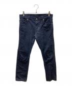 VISVIMビズビム）の古着「22SS 0122105008010 FLUXUS 10 (ドライピケ) パンツ」｜ネイビー
