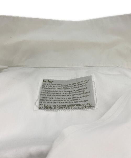 KOLOR（カラー）KOLOR (カラー) プルオーバーシャツ ホワイト サイズ:1の古着・服飾アイテム