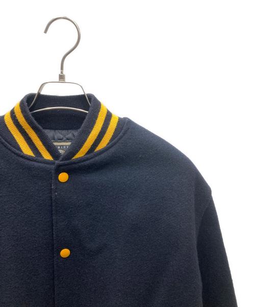 Holloway（ホロウェイ）Holloway (ホロウェイ) スタジャン ネイビー×イエロー サイズ:SIZE Lの古着・服飾アイテム