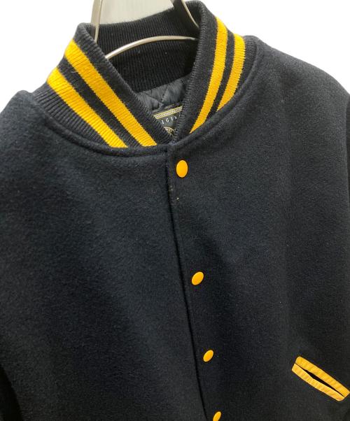 Holloway（ホロウェイ）Holloway (ホロウェイ) スタジャン ネイビー×イエロー サイズ:SIZE Lの古着・服飾アイテム