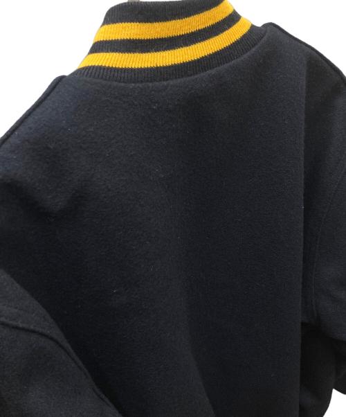 Holloway（ホロウェイ）Holloway (ホロウェイ) スタジャン ネイビー×イエロー サイズ:SIZE Lの古着・服飾アイテム