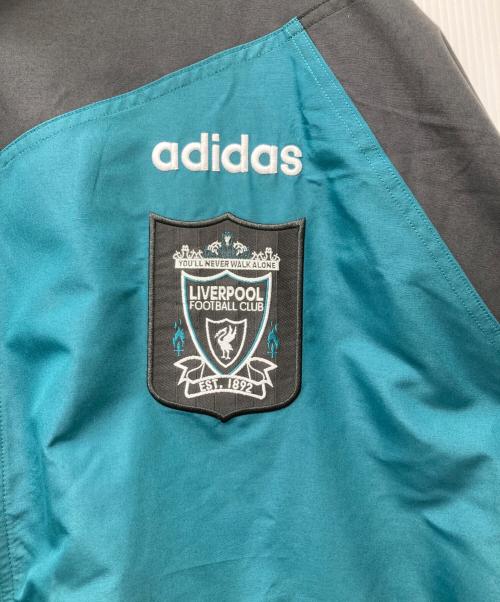 adidas（アディダス）adidas (アディダス) リバプールFC トラックトップ 95 グリーン×ブラック サイズ:3XLの古着・服飾アイテム