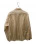 迷迭香 (マンネンロウ) MESH SHIRT L/S メッシュストライプシャツ ホワイト×ベージュ サイズ:4：8000円