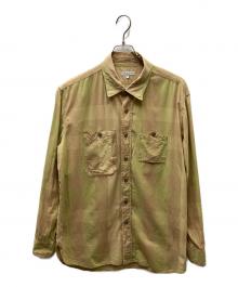 Engineered Garments（エンジニアド ガーメンツ）の古着「チェックシャツ」｜オレンジ×ベージュ
