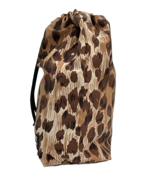 WACKO MARIA（ワコマリア）WACKO MARIA (ワコマリア) LEOPARD DRAWSTRING BAG 1 ベージュの古着・服飾アイテム