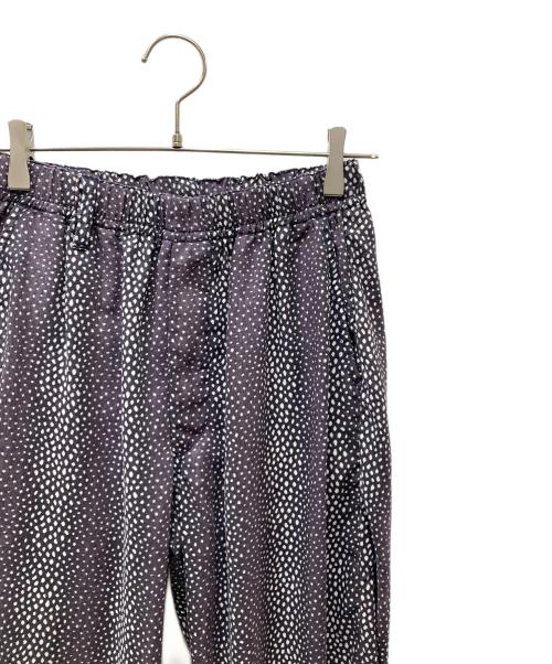 CALEE（キャリー）CALEE (キャリー) STRIPE PATTERN PANTS ストライプパターンリラックスイージーパンツ グレー×ブラック サイズ:SIZE Sの古着・服飾アイテム