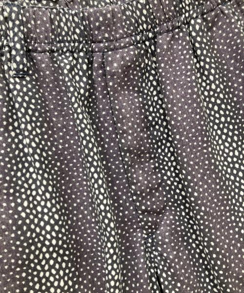 CALEE（キャリー）CALEE (キャリー) STRIPE PATTERN PANTS ストライプパターンリラックスイージーパンツ グレー×ブラック サイズ:SIZE Sの古着・服飾アイテム