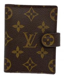 LOUIS VUITTON（ルイ ヴィトン）の古着「アジェンダミニ モノグラム  手帳カバー」｜ブラウン