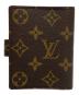 LOUIS VUITTON (ルイ ヴィトン) アジェンダミニ モノグラム  手帳カバー ブラウン：7000円