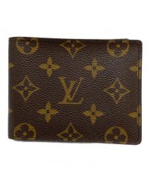 LOUIS VUITTON（ルイ ヴィトン）の古着「2つ折り財布」｜ブラウン