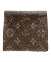 LOUIS VUITTON（ルイ ヴィトン）の古着「2つ折り財布」｜ブラウン