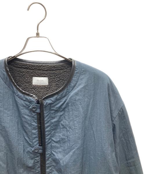 ATELIER BETON（アトリエベトン）ATELIER BETON (アトリエベトン) REVERSIBLE LINER COAT リバーシブルライナーコート ネイビー サイズ:SIZE 3の古着・服飾アイテム