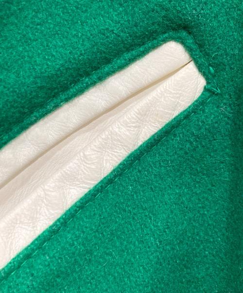 DeLong（デロング）DeLong (デロング) スタジャン グリーン サイズ:42の古着・服飾アイテム