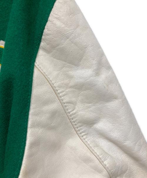 DeLong（デロング）DeLong (デロング) スタジャン グリーン サイズ:42の古着・服飾アイテム