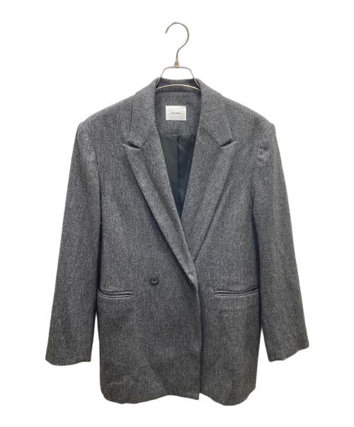 MIESROHE（ミースロエ）MIESROHE (ミースロエ) ダブルジャケット グレー サイズ:SIZE 1の古着・服飾アイテム