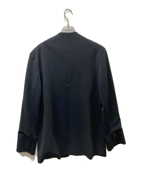 TODAYFUL（トゥデイフル）TODAYFUL (トゥデイフル) Collarless Twill JK ノーカラージャケット ブラック サイズ:38の古着・服飾アイテム