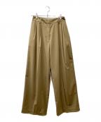 TODAYFULトゥデイフル）の古着「Lightweight Tuck Trousers スラックス」｜ブラウン