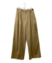 TODAYFUL（トゥデイフル）の古着「Lightweight Tuck Trousers スラックス」｜ブラウン