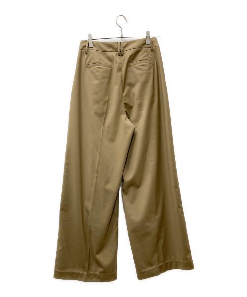 TODAYFUL（トゥデイフル）TODAYFUL (トゥデイフル) Lightweight Tuck Trousers スラックス ブラウン サイズ:SIZE38の古着・服飾アイテム