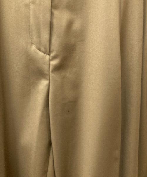 TODAYFUL（トゥデイフル）TODAYFUL (トゥデイフル) Lightweight Tuck Trousers スラックス ブラウン サイズ:SIZE38の古着・服飾アイテム