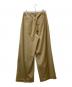 TODAYFUL (トゥデイフル) Lightweight Tuck Trousers スラックス ブラウン サイズ:SIZE38：7000円