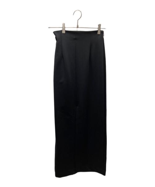 THINGS THAT MATTER（シングスザットマター）things that matter (シングスザットマター) SCUBA JERSEY NARROW MAXI SKIRT ジャージロングスカート ブラック サイズ:2の古着・服飾アイテム