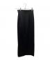 things that matter（シングスザットマター）の古着「SCUBA JERSEY NARROW MAXI SKIRT ジャージロングスカート」｜ブラック