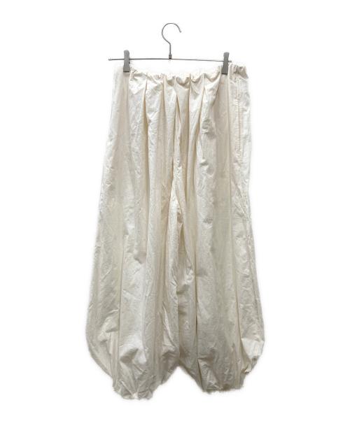 BIYOMA（ビヨーマ）biyoma (ビヨーマ) COTTON SILK CHEF PANTS コットンシルクイージーパンツ アイボリー サイズ:1の古着・服飾アイテム