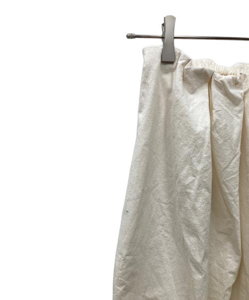 BIYOMA（ビヨーマ）biyoma (ビヨーマ) COTTON SILK CHEF PANTS コットンシルクイージーパンツ アイボリー サイズ:1の古着・服飾アイテム
