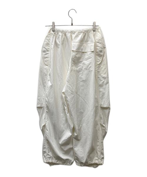 TODAYFUL（トゥデイフル）TODAYFUL (トゥデイフル) Boyfriend Nylon Pants ボーイフレンドナイロンパンツ ホワイト サイズ:38の古着・服飾アイテム