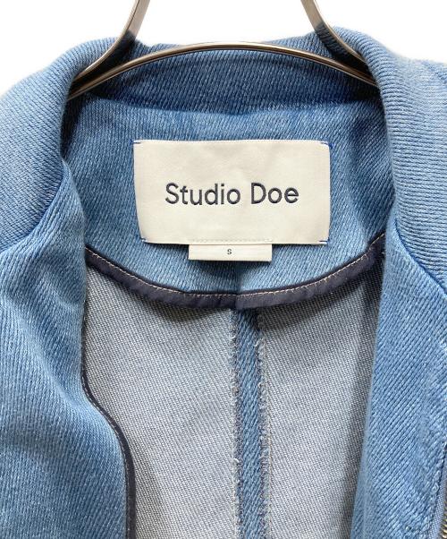 STUDIO DOE（スタジオドゥ）studio doe (スタジオドゥ) ブルゾン ブルー サイズ:Ｓの古着・服飾アイテム