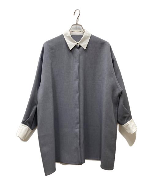 machatt（マチャット）machatt (マチャット) シャツワンピース グレー サイズ:SIZE Freeの古着・服飾アイテム